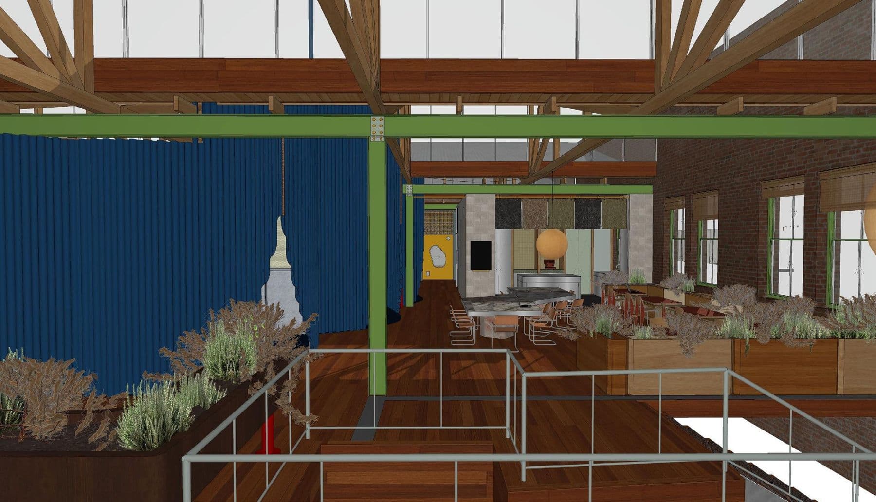 View to the Diner